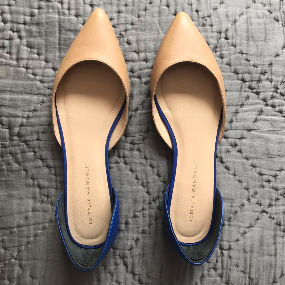 Loeffler Randall Emma Colorblock d'Orsay Flat-Sz 8
